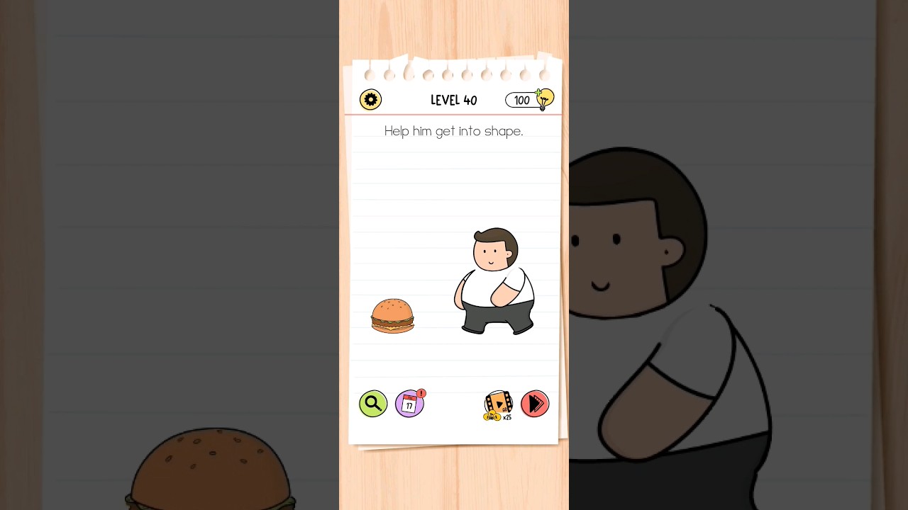 ||Brain Test All Star Level:-40|Help Him Into Shape|#shorts |#braintestallstar||