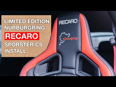 Nürburgring RECARO Sportster CS Heated Seats Install