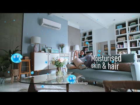Panasonic nanoe™ X Air Conditioner keeping you and your loved one safe indoors [30s]