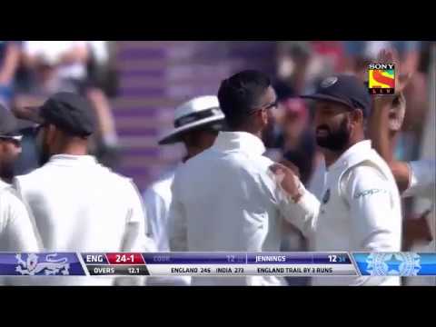 #Bumrah Brilliant as Curran Gives England  | England v India 4th Test Day 1 2018 - Highlights