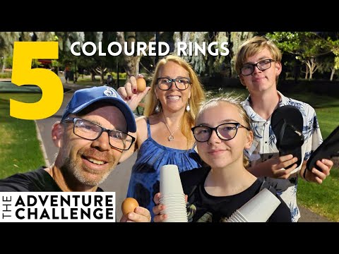 The Adventure Challenge Book Family Edition : Five Coloured Rings