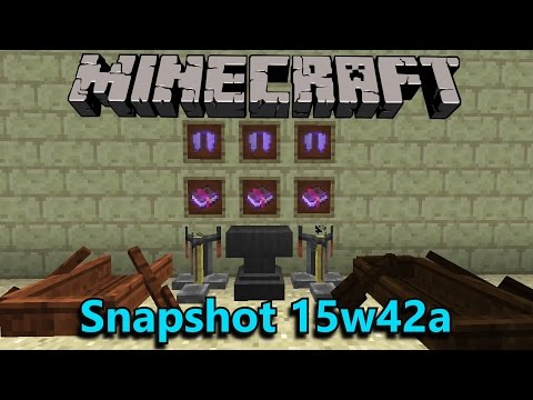 Minecraft 1.9 Snapshot 15w42a- New Enchantments, Brewing Changes!