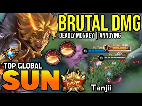 SUN BEST BUILD 2023 | TOP GLOBAL SUN GAMEPLAY | MOBILE LEGENDS✓