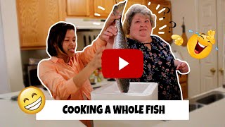 Teaching American How To Cook Whole Fish | Hilarious reaction | Funny Videos | D Hartlines