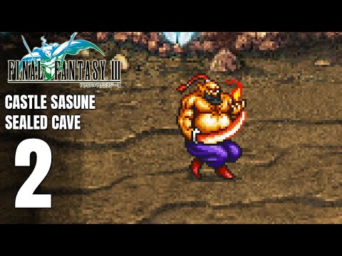 Final Fantasy III Pixel Remaster Platinum Trophy Gameplay Walkthrough Part 2 - Djinn