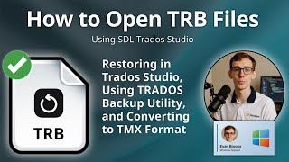 How to Open TRB Files (TRADOS Translation Memory Backup)