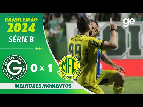 Gols e lances de Goiás x Mirassol