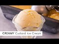 CREAMY CUSTARD ICE CREAM Old Fashion Vanilla Ice Cream Guyanese Custard Ice Cream