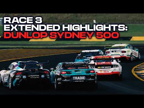 Extended Race 3 Highlights - DUNLOP Sydney 500 | 2026 Repco Supercars Championship