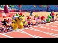 Unbelievable 100m Race All Characters In Mario Sonic At The Olympic Games Tokyo 2020