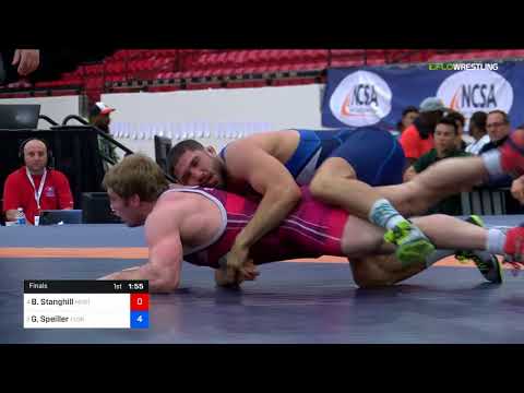 2018 Marine Corps US Open/Senior Men's Greco-Roman 82 Finals - Barrett Stanghill (MNST) Vs. Georda