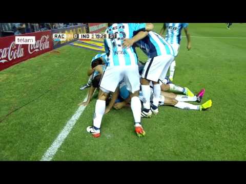 Gol de Licha López // Racing 3-0 Independiente // Fecha 11 Primera División 2016/17