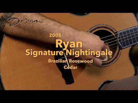 2008 Ryan Nightingale Signature Series, Brazilian Rosewood/Cedar image 26