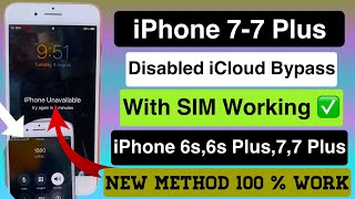 Iphone 7-7 Plus icloud Unlock/Disabled Bypass By Unlock Tool/ Iphone 7 Disabled/icloud Bypass Unlock