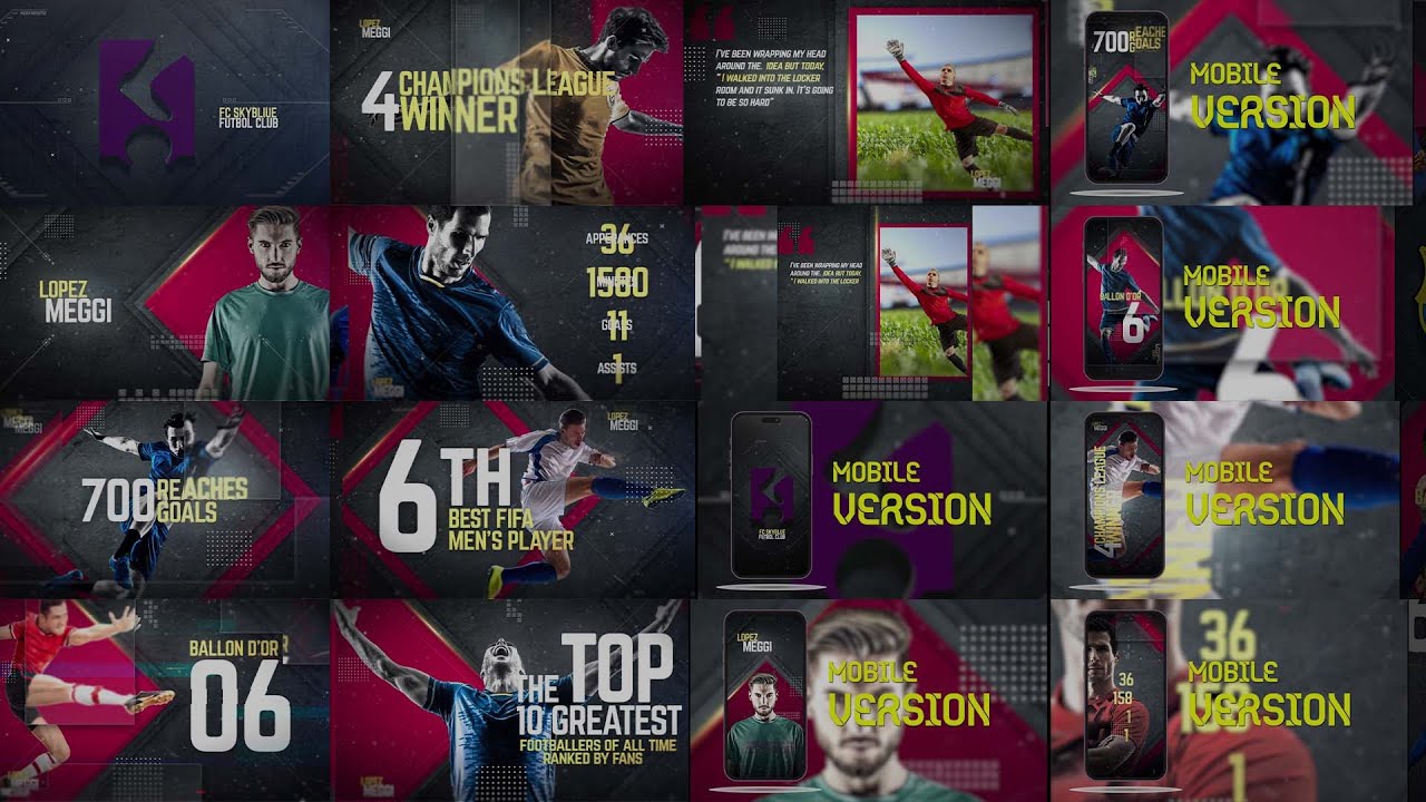 Sport Player Profiles Pack