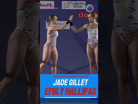 Diving Synchro by Jade Gillet and Emily Hallifax | Women's Diving #shorts #diving