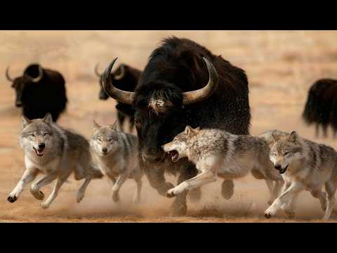 Yak vs Wolf Pack – The Most Brutal Hunt Ever Caught on Camera