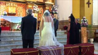 preview picture of video 'Boda Juanma y Mari_Declaración de amor en la iglesia'