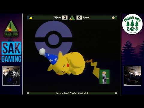 Smash Camp 2019 Losers Semi-Finals - TS|Axe (Pikachu) vs Spark (Sheik)
