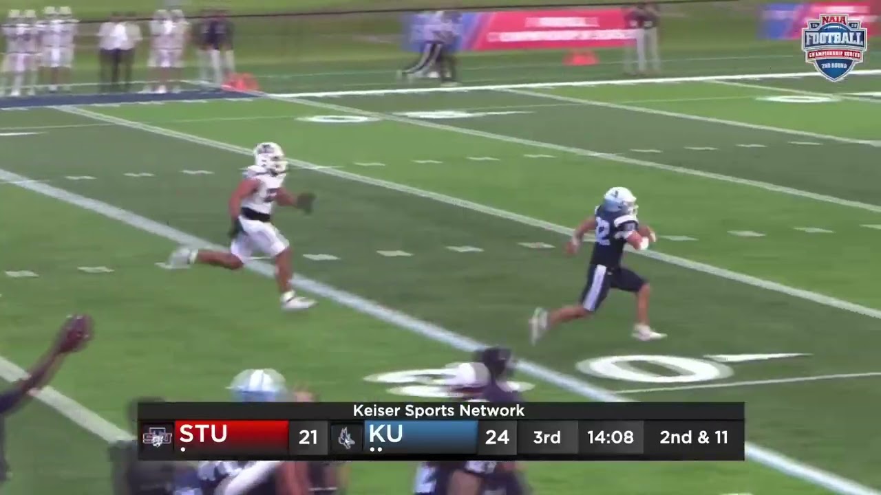 Keiser Football NAIA 2nd Rd Highlights vs STU