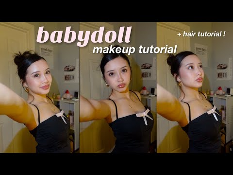 my "BABYDOLL" MAKEUP/HAIR TUTORIAL🎀