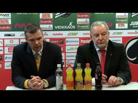 Ässät - Lukko mediatilaisuus 23.1.2015