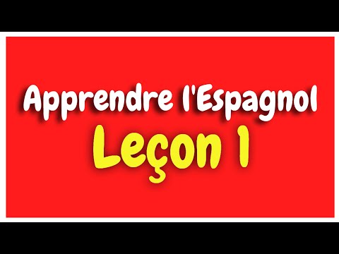 Apprendre l'espagnol Leçon 1 Pour Débutants HD