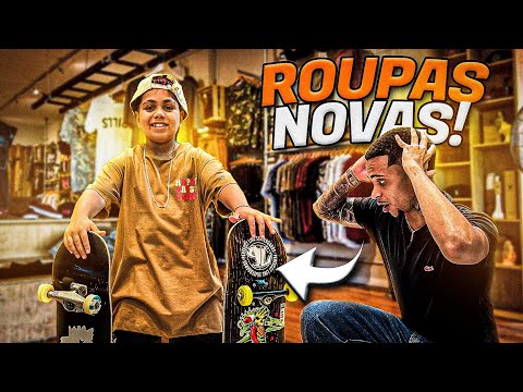 Comprei roupas de skatista para o MC Peron !