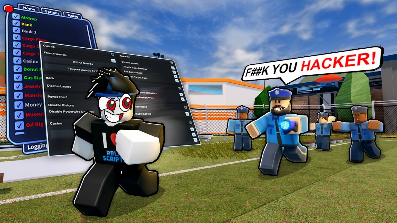 Trolling with HACKS in Jailbreak Script..