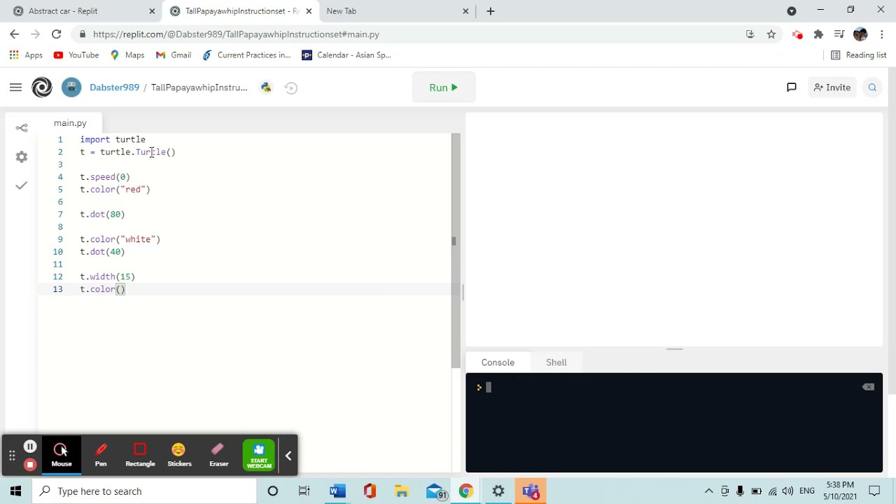 How to make a abstract car in Python turtle  Part 1