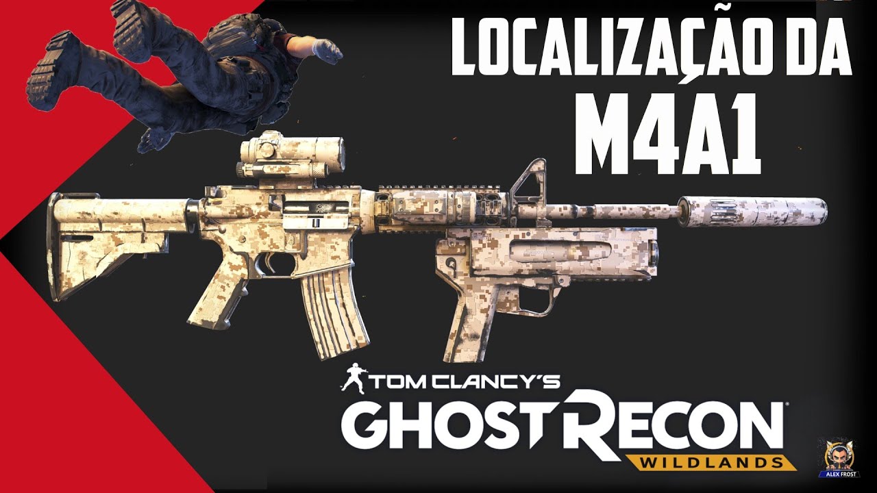 LOCALIZAÇÃO DO MELHOR FUZIL DE GHOST RECON WILDLANDS - M4A1 E LOADOUT
