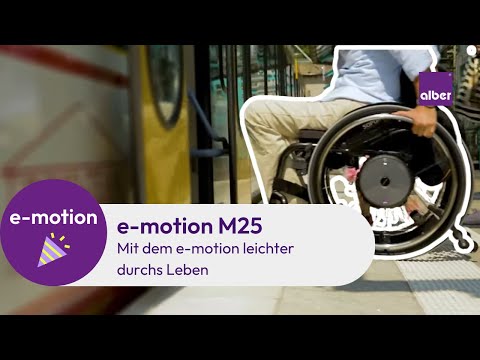 e-motion M25 | Restkraftverstärkender Greifreifenantrieb für Rollstühle