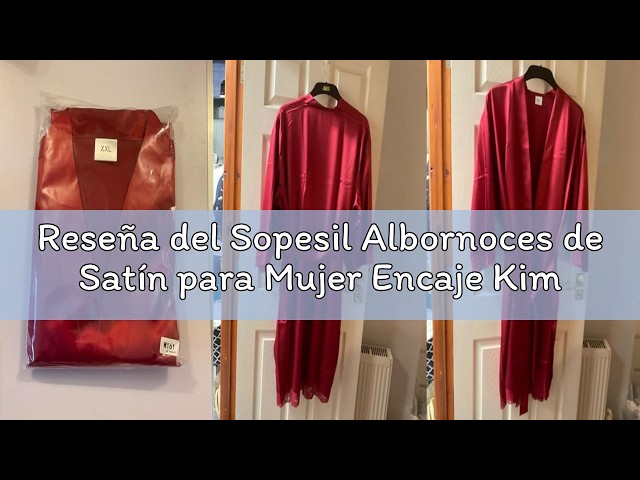 Vídeo relacionado con NY Threads - Albornoz de punto de lujo de mezcla de algodón para mujer (Large, Burdeos)