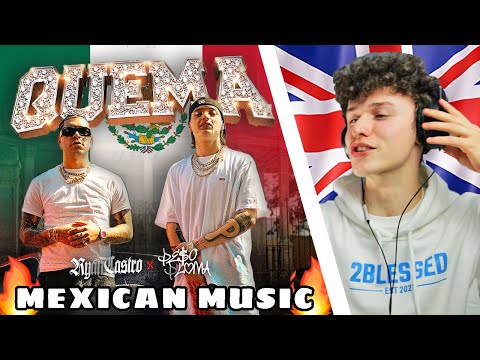 UK REACTION TO PESO PLUMA🔥🇲🇽 | QUEMA ft RYAN CASTRO | TWReactz