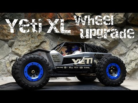 Axial Yeti XL: Wheel upgrade and baking tires off rims