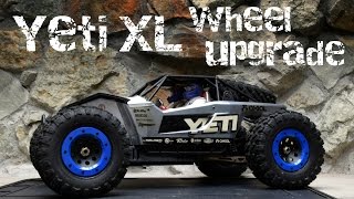Axial Yeti XL: Wheel upgrade and baking tires off rims