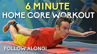 Lattice 6 Minute Home Core Workout: Climbing Training Session - Floor Based!