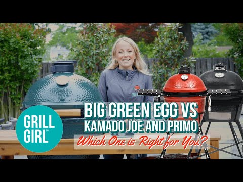 Big Green Egg vs Kamado Joe and Primo - Which one is Right for You? | GrillGirl Robyn Lindars