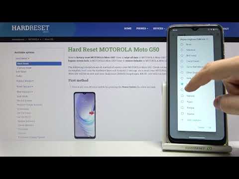 Presentation of all ringtones on Motorola Moto g50