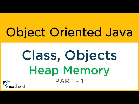 Java CLASS OBJECT HEAP Memory and Class Variable Types Object Oriented Java Tutorial 9 1