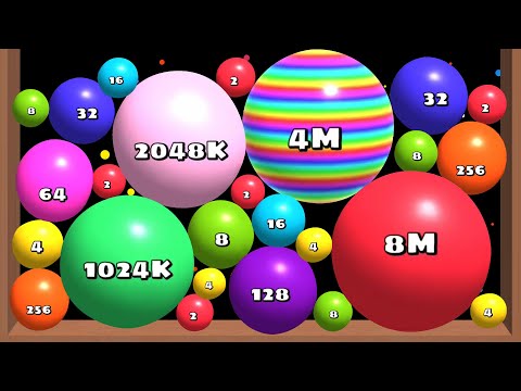 Blob Merge 3D (8 Million) - Jelly 2048 (Watermelon Game) Colorful ASMR Idle Clicker Game (Part 3)