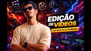 Eu vou Editar seu Vídeo com legenda, correção de áudio e cor