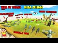 GODZILLA TEAM ARBS TEAM EARTH DEFENDERS UNDEFEATED UNITS Vs EARTH CONQUERORS WAR OF TITAN MEGA
