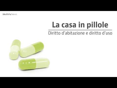 La casa in pillole: il diritto d'abitazione e il diritto d'uso