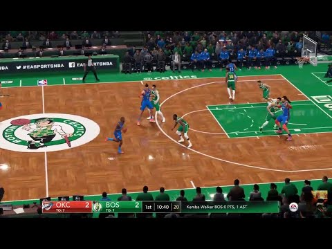 NBA LIVE 19 Thunder vs Celtics Full Game Replay