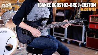 Video thumbnail for No Talking...Just Tones | Ibanez RG8570Z-BRE J-Custom Black Rutile by Peach Guitars