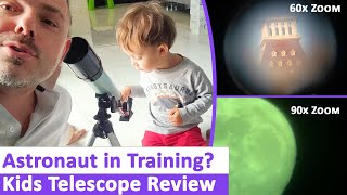 Portable Mijiaowatch Telescope For Kids & Beginners - 50mm up to 90X Zoom
