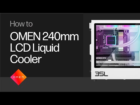 Install the OMEN Modular 240mm LCD Liquid Cooler | HP Support