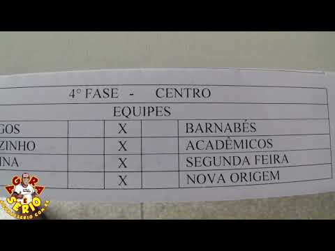 Tabela da Copa Cidade de Juquitiba 2017