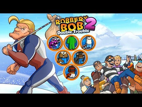 Hack Robbery Bob 2: Double Trouble - All Costumes - Pilfer Peak - Part 3